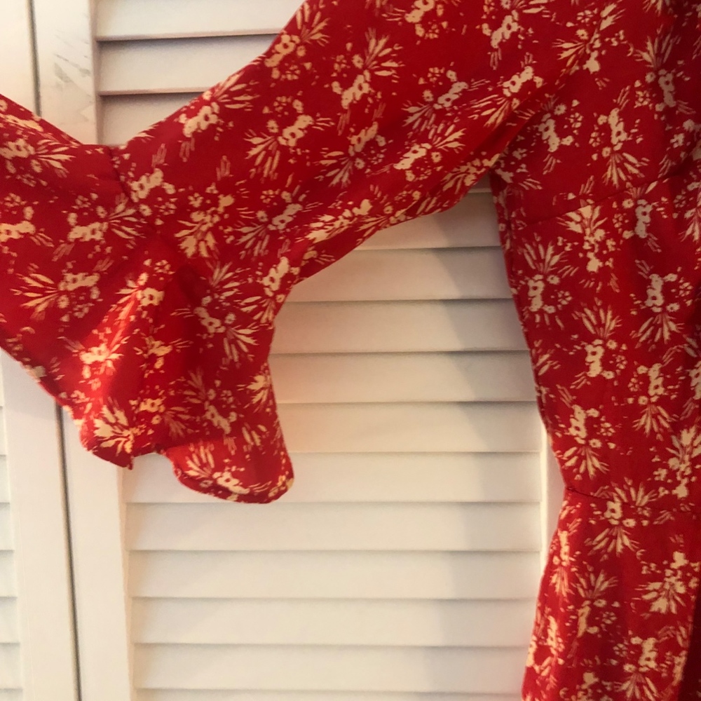 TopShop Floral Ruffle Romper - Picture 6 of 6